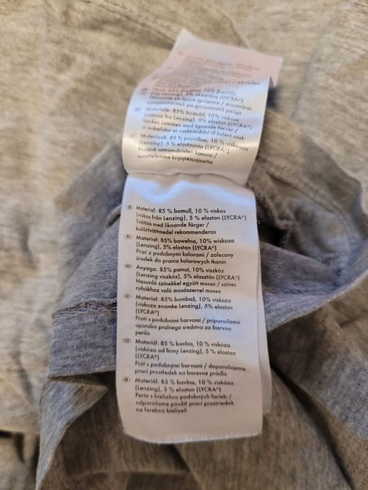 LIDL Esmara Szary Top Ciążowy r. S