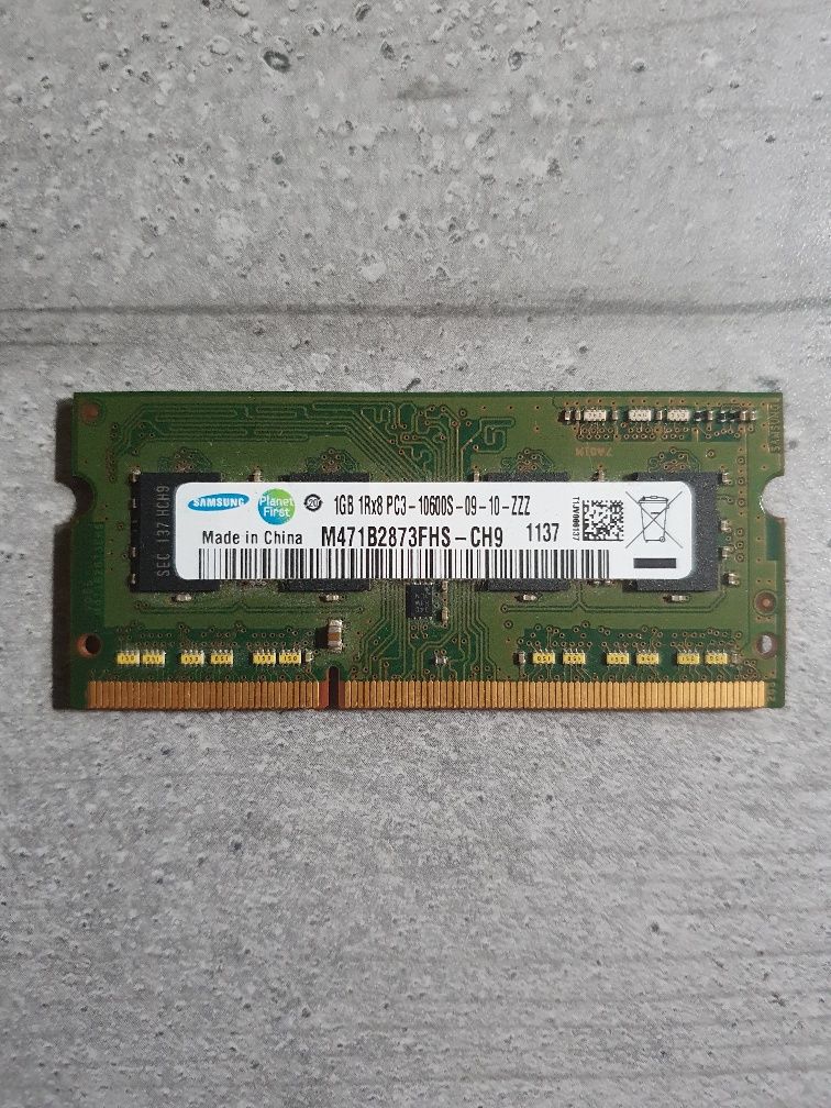 Память для ноутбука DDR3 Samsung 1 Gb