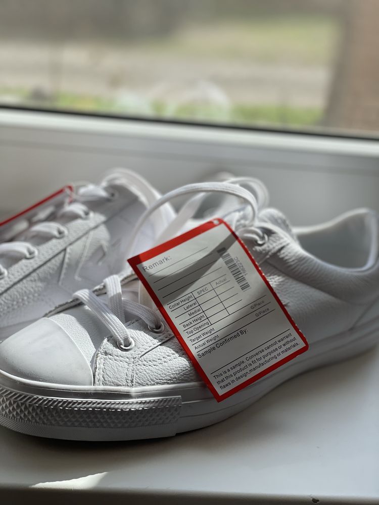 Кеди білі оригінал Converse 42 розмір