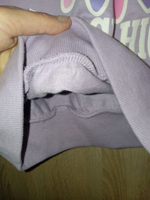 Світшот бузкового кольору