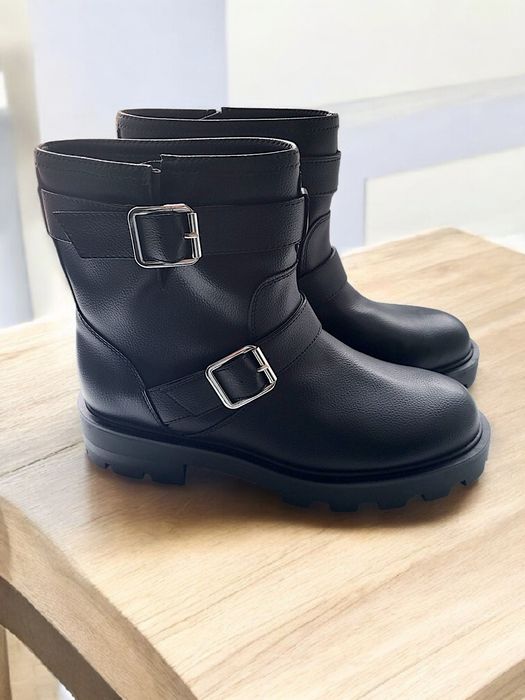 Черевики H&M 39 чорні ботинки з пряжками