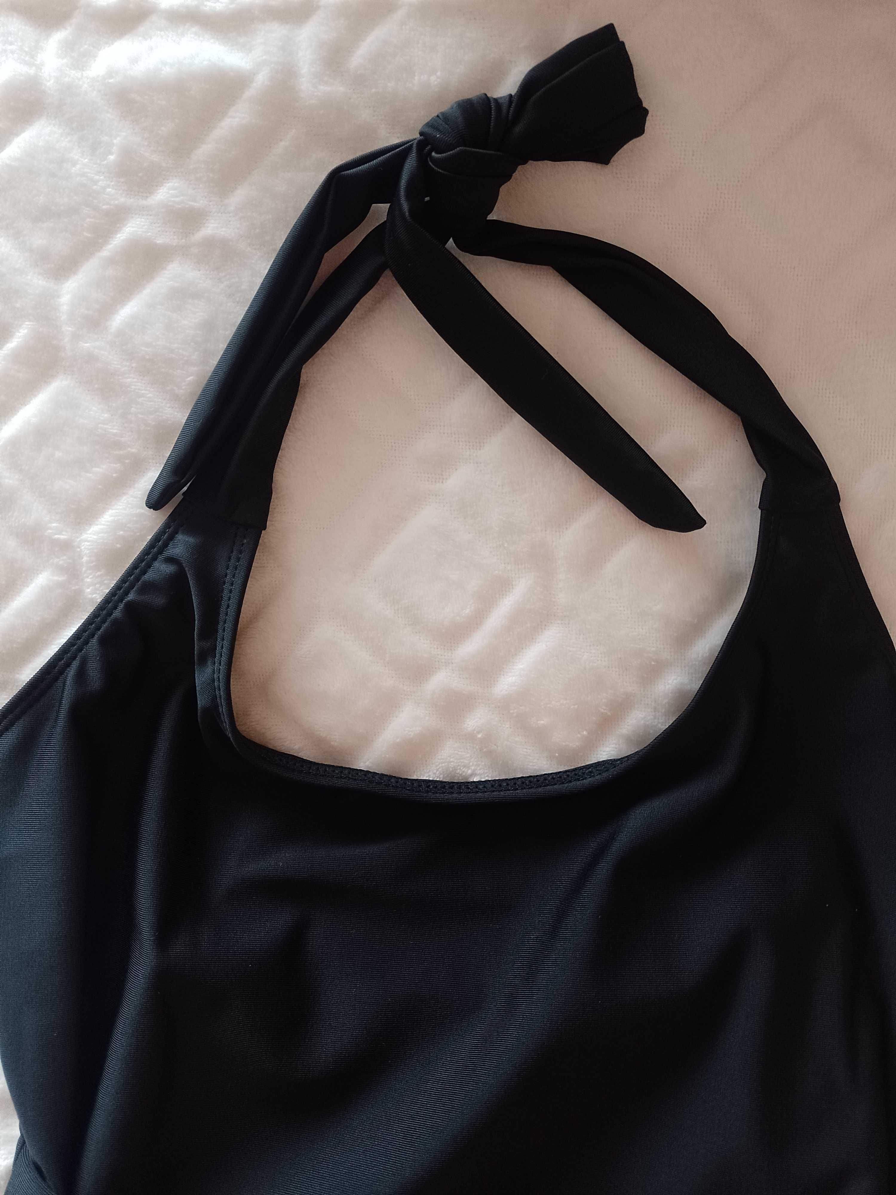 (42/XL) Bogato zdobiony łańcuszkiem strój kąpielowy z Londynu, NOWY