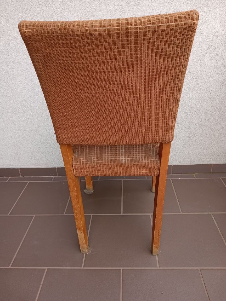 Krzesło drewniane PRL/5 sztuk