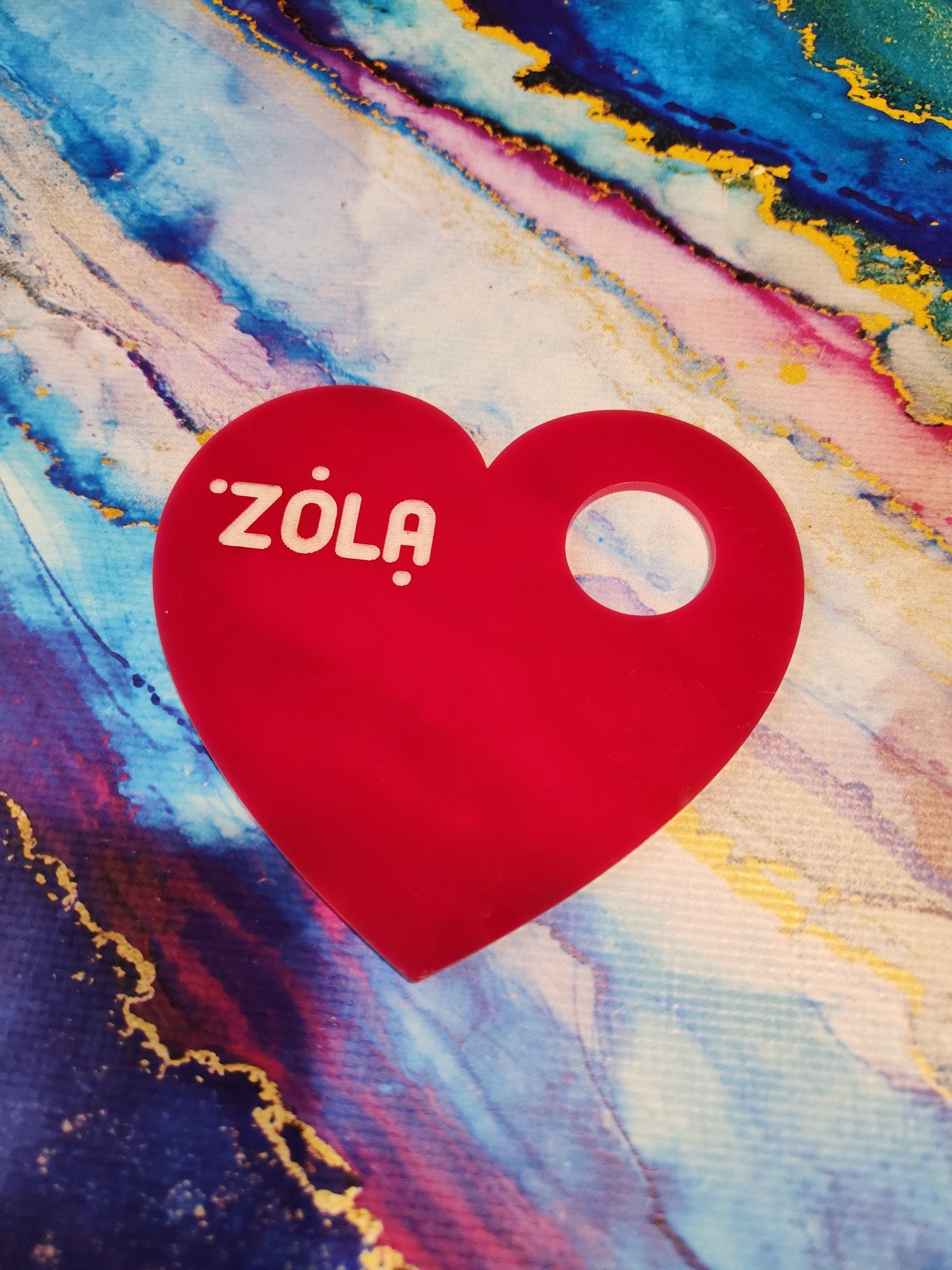 Zola палітра для змішування ( серце)