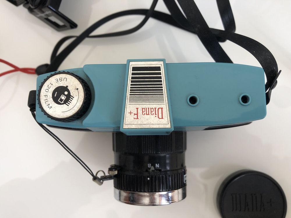 Lomo Diana F+ com Diana Lens wide Angle e Close Up Vinted retro
