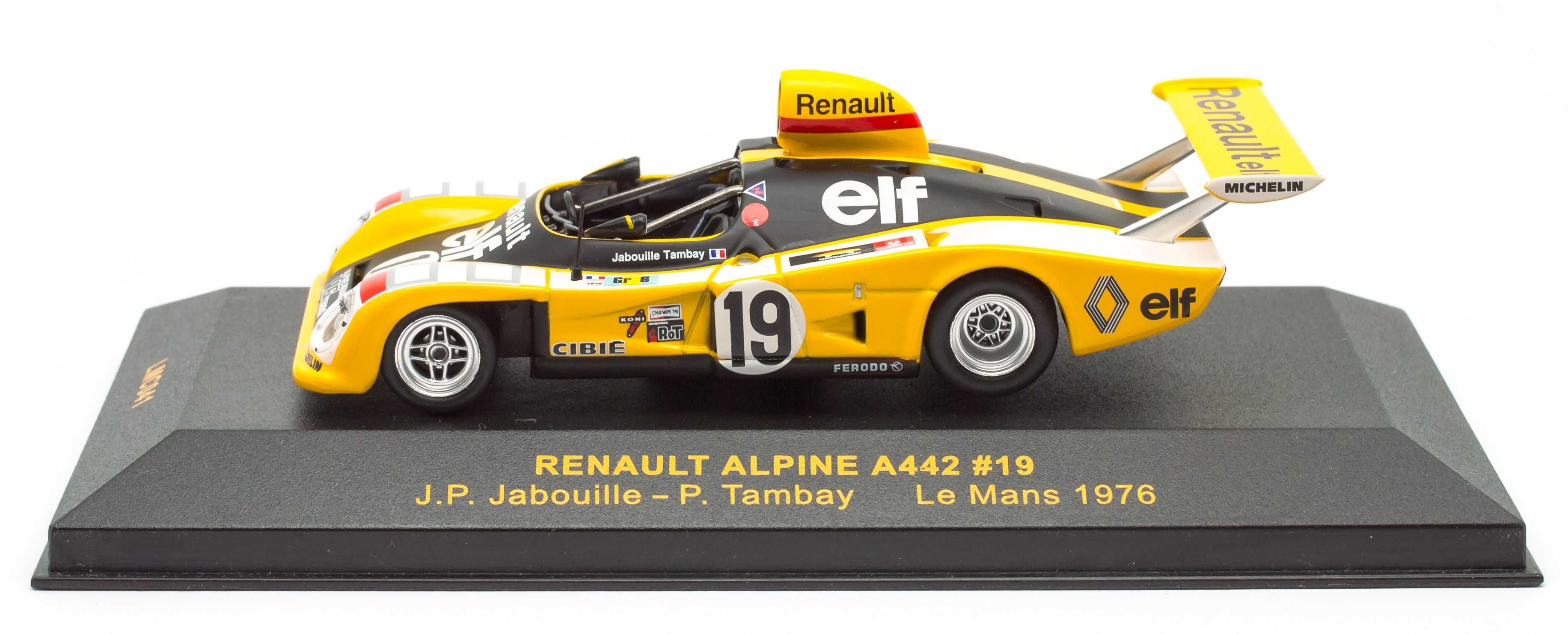 IXO LMC041 Renault Alpine A442 Jabouille Tambay 24h Le Mans 1976 1/43