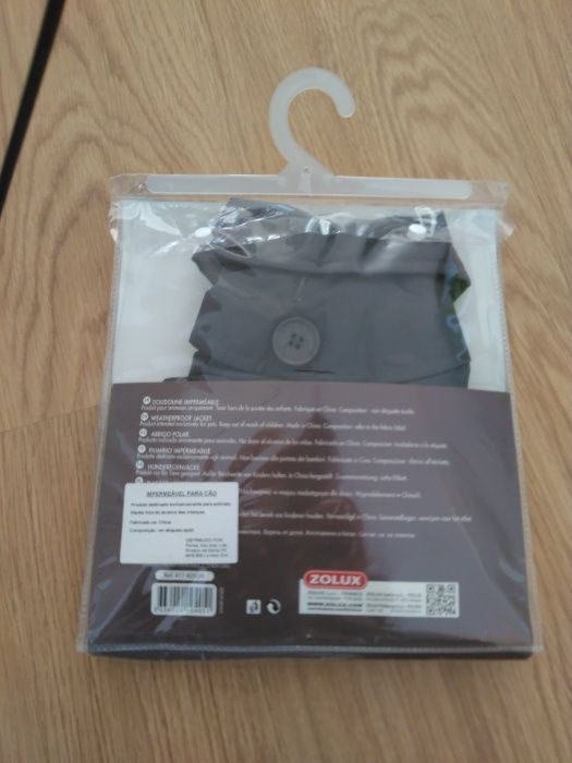 capa gabardine para cão pequeno
