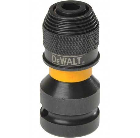 Перехідник із квадр 1/2″ на шест. 1/4″ гайковертів DeWALT DT7508