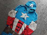 Kigurumi Avengers Marvel onesie Kapitan Ameryka polar cosplay M / L