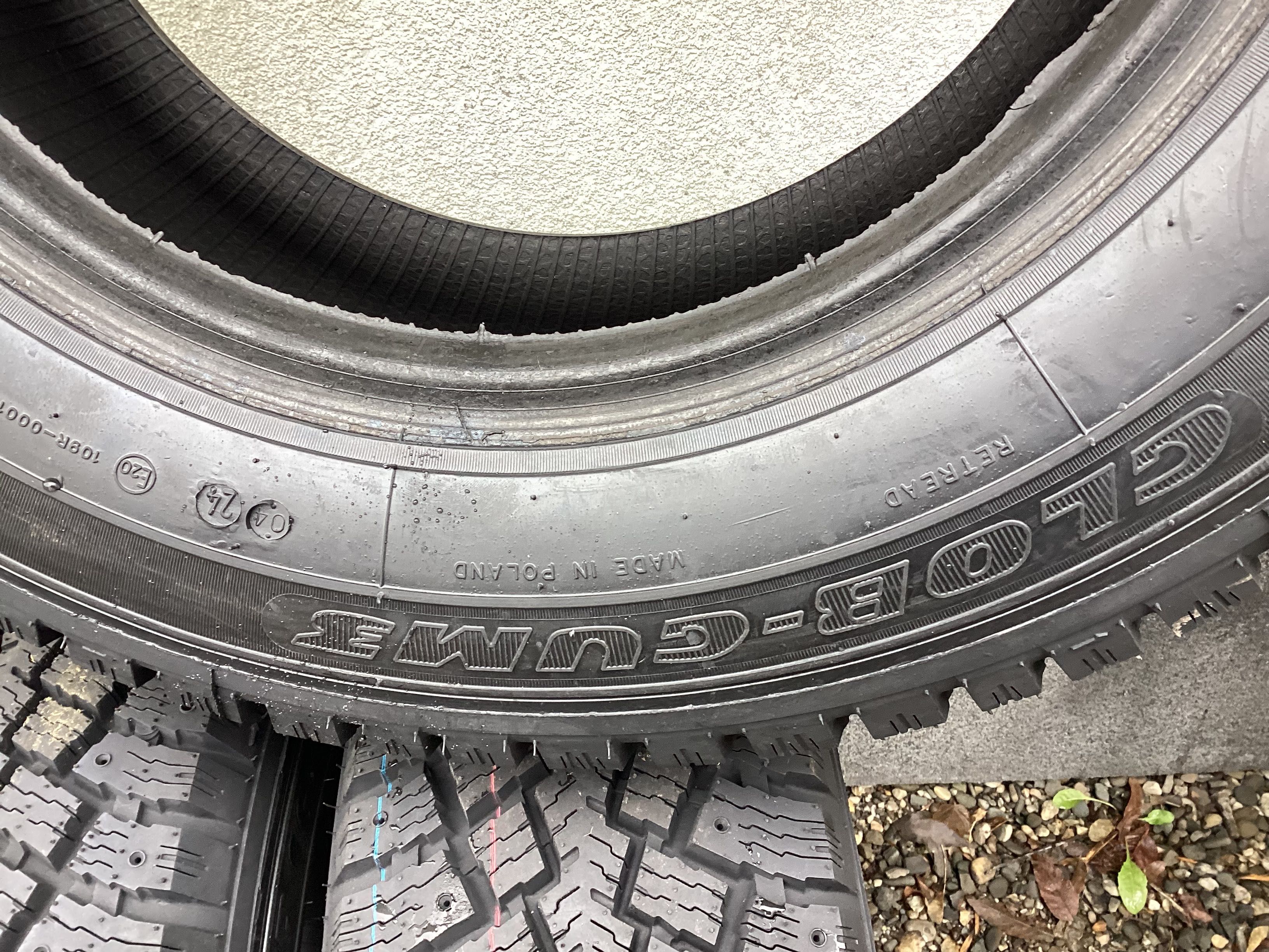 Opony 225/65r16C GLOB GUM opony dostawcze zima zimowe 12mm