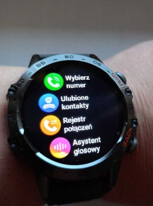 100% Wodoodporny Smartwatch Męski +Szkło Hartowane!