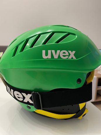 Kask narciarski Uvex x-ride junior z goglami