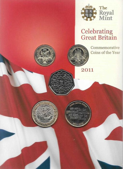 Inglaterra - - - "Carteira Anual BNC-2011" - - - - - Moedas