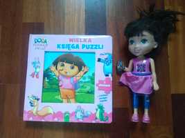 Zabawki Dora poznaje świat lalka telefon puzzle