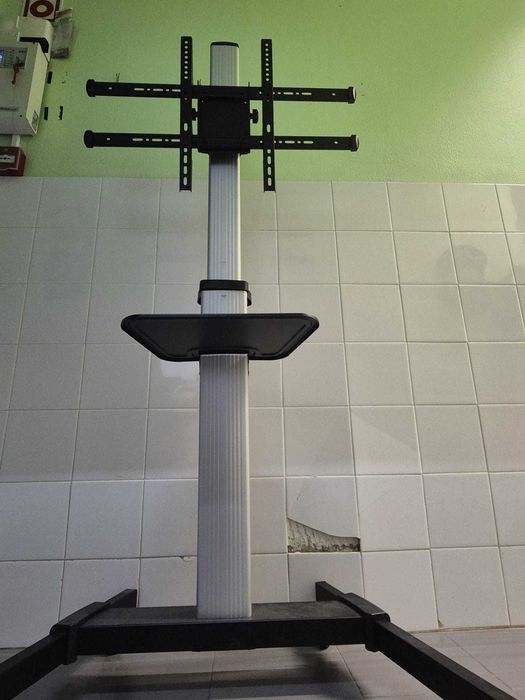 Suporte de Chão Aisens FT86TRE-197 c/ Rodas para Monitor/TV até 50Kg