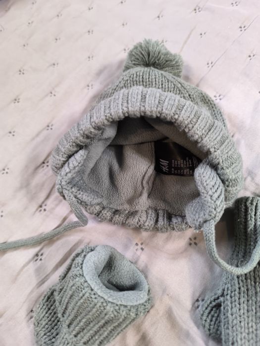 Zestaw czapka i rękawiczki