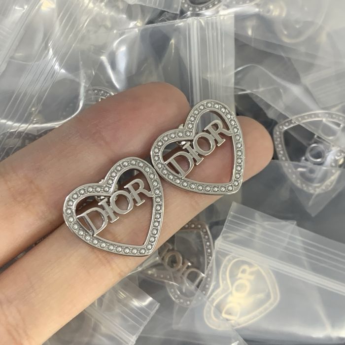 Nowe kolczyki Christian Dior CD stal nierdzewna