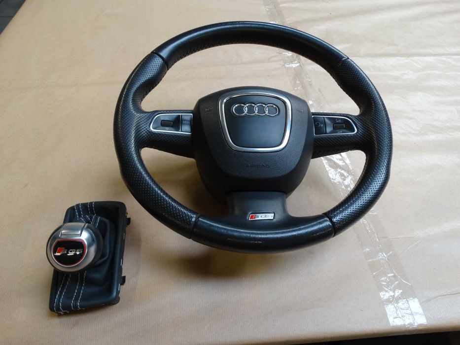 Audi Q5 SQ5 8R Kierownica łopatki gałka biegów automat Airbag poduszka