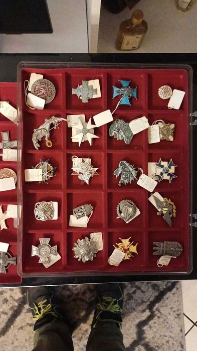 Kolekcja medali i odznaczeń Polskich 78 sztuk.