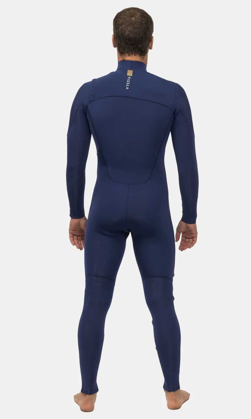 Fato surf Vissla 4-3 Full Peito ZIP-NVL