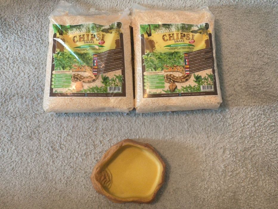 Miska do terrarium wodopój + wyściółka