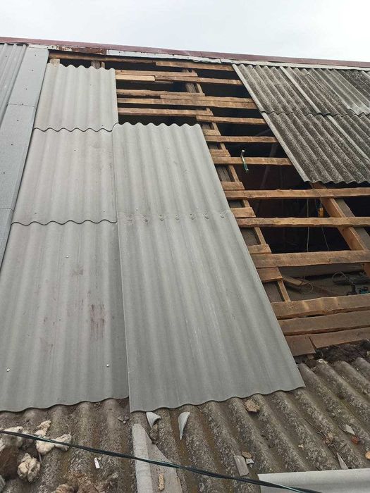 Монтаж, устройство шиферной кровли. Кровля из шифера, профнастила