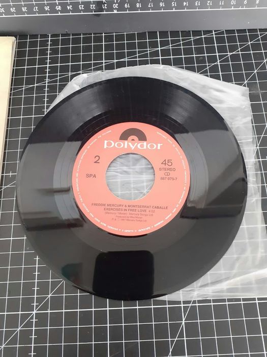 Single raríssimo Freddie Mercury e  Montserrat Caballé Barcelona.