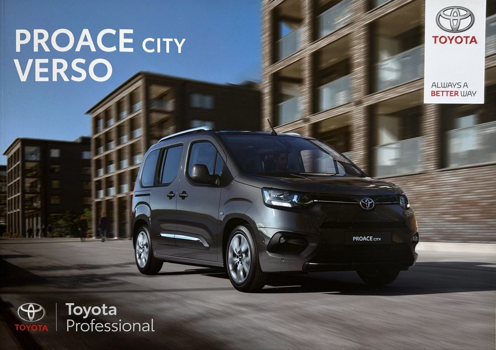 Toyota Proace City Verso Prospekt Katalog Język Polski