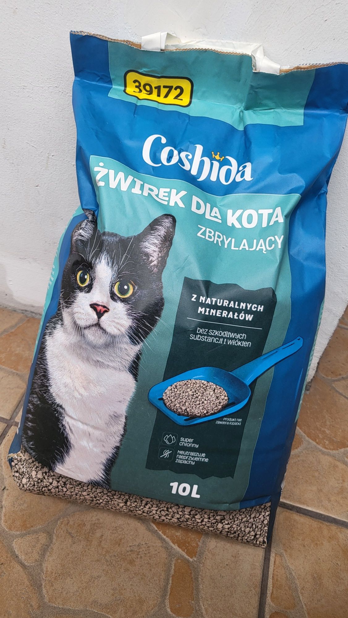 Żwirek dla kota zbrylający 20 kg za 20zl