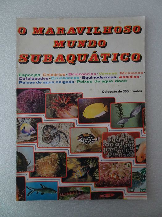 Caderneta de cromos vazia O Maravilhoso Mundo Subaquático