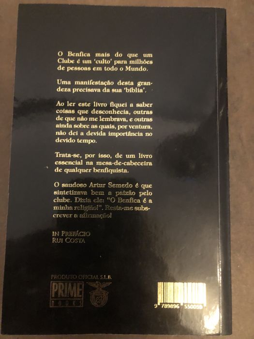 Livro biblia do benfica: novo