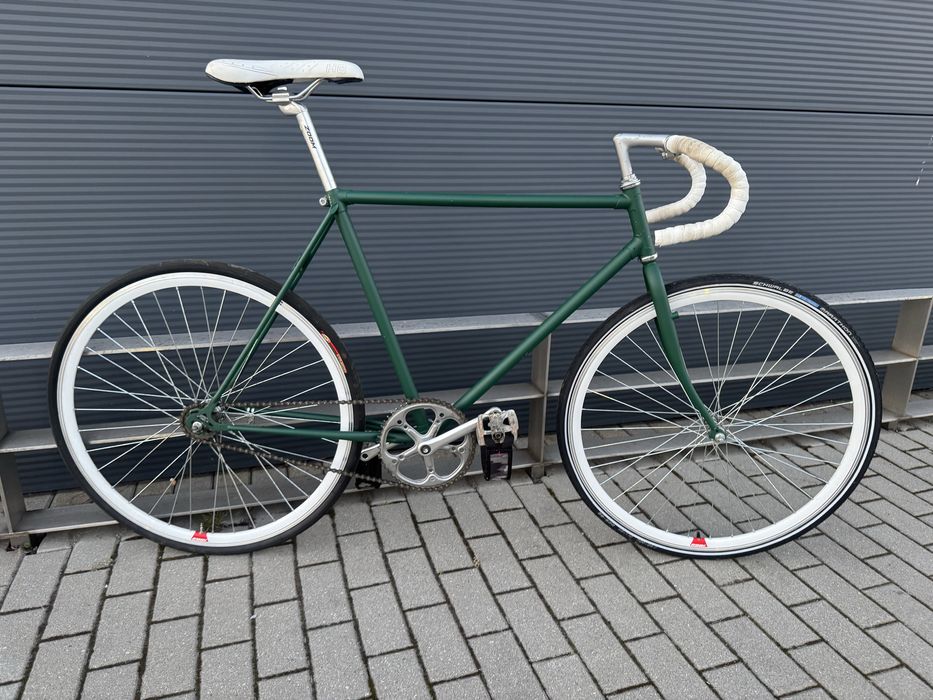 Rower fixie ostre koło singlespeed gravel XXL BAR8 Canyon Rose retro