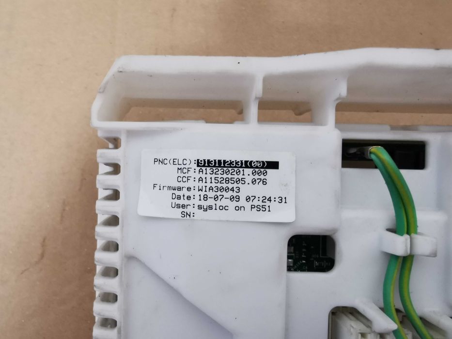 Moduł pralki Electrolux  Mod. EWT 1066EFW