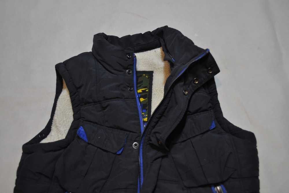 SUPERDRY M męska  kamizelka jeansowa na misiu ocieplana sz1v