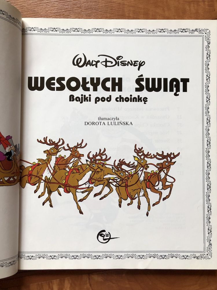 Walt Disney - Wesołych Świąt - oryginalna książka dla dzieci