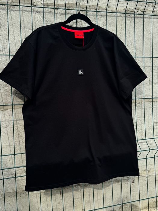 Бавовняна футболка HUGO великих розмірів