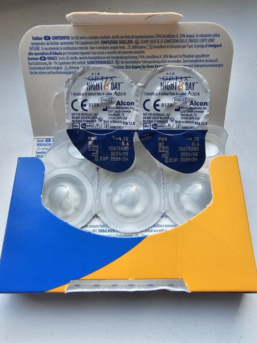 5 Soczewek Air Optix Day&Night -4.75