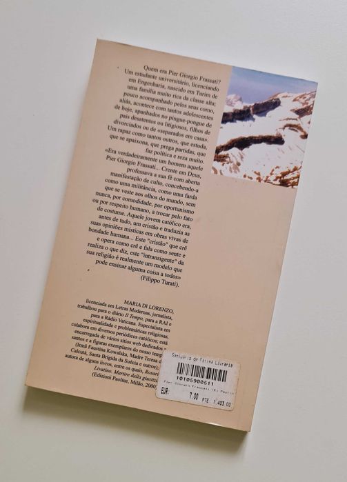 Livro sobre Pier Giorgio Frassat