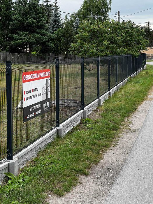 Ogrodzenie panelowe  123/133/153 CM FI4/FI5, KOMPLET, transport montaż