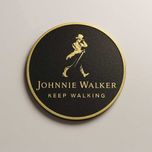 Eleganckie Podkładki Pod Whisky Johnnie Walker –Keep Walking
