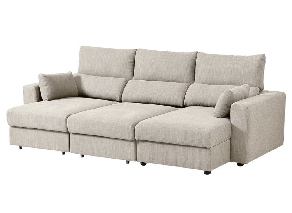 IKEA ESKILSTUNA ikea narożnik sofa kanapa z szezlongiem beżowa