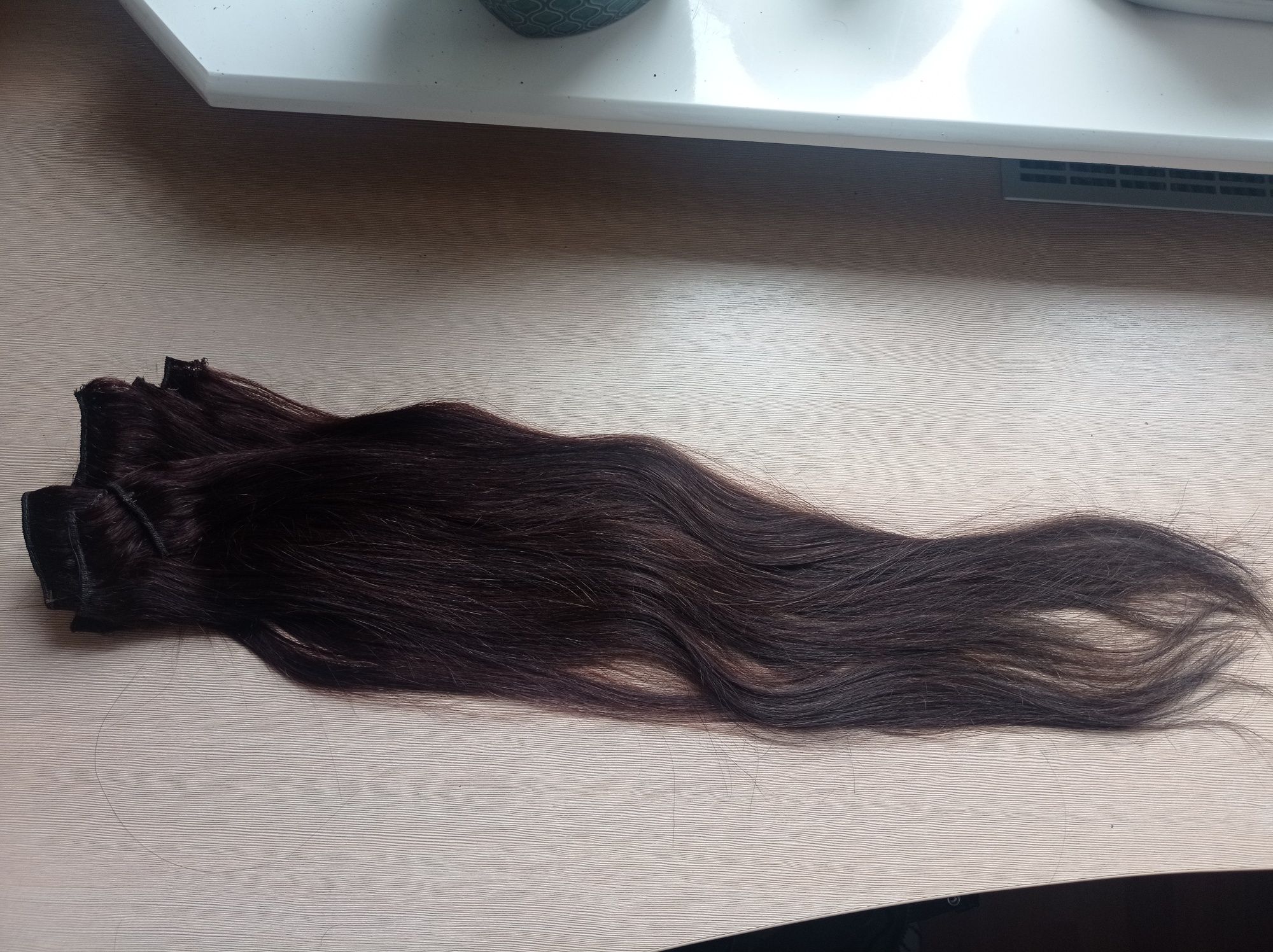 Nowe włosy clip in 60 cm 120 gram naturalne