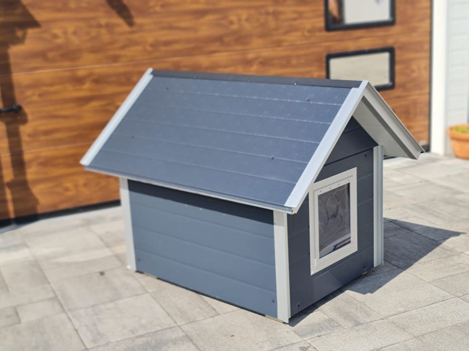 Buda dla psa ocieplana