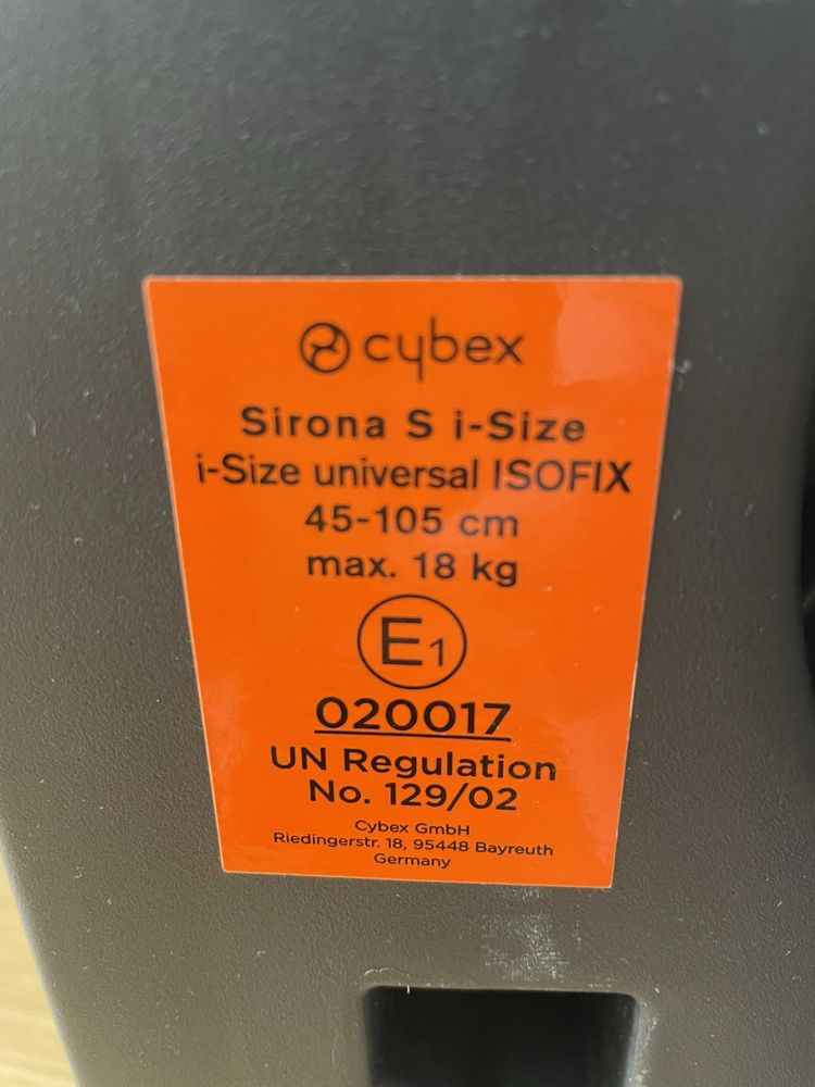 Cybex sirona s czarny