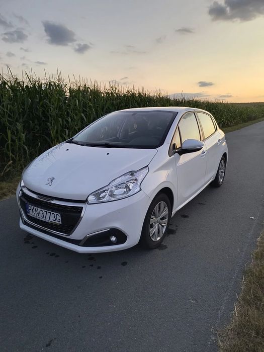 Peugeot 208 Biały Peugeot 208 1.6 Blue