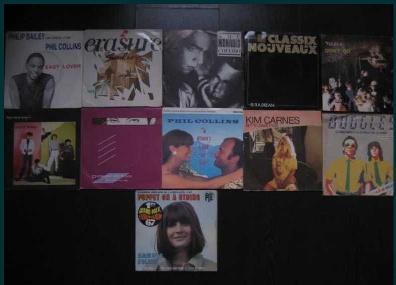 Discos de vinil: anos 60, 70, 80, música portuguesa e internacional