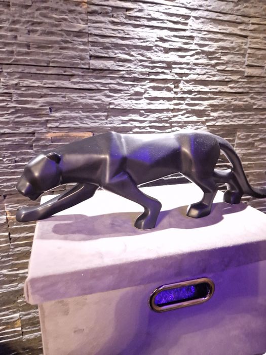 Czarny, słoń, pantera , wazon zestaw nowe