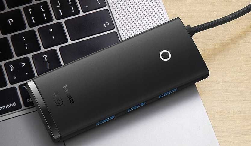 Baseus adapter USB, HUB, 4x USB 3.0
