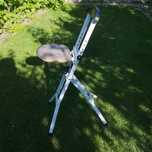 Krzesło barowe składane wys. 115 cm