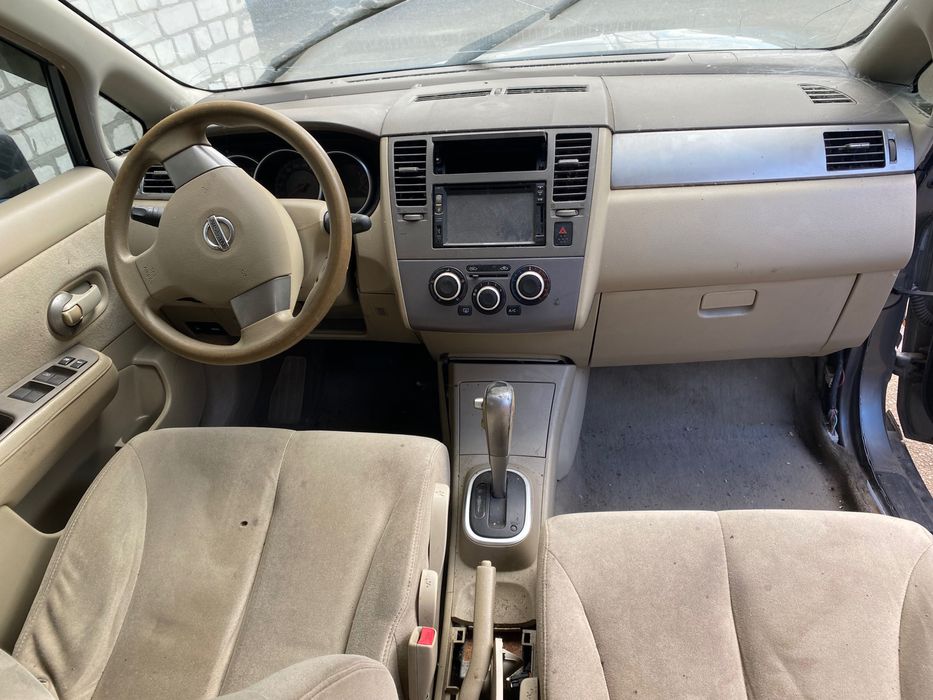 Разборка Nissan tiida 1.6 акпп Гбо 2008